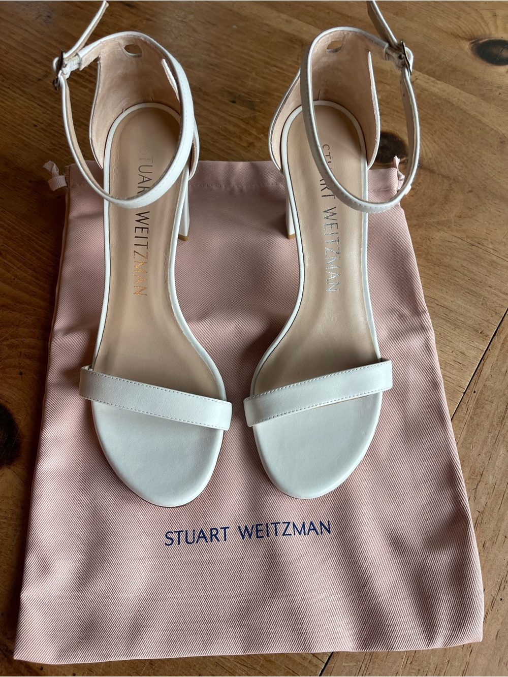 Stuart Weitzman Nudistcurve Block Heel Sandal